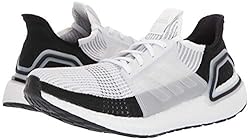 adidas Men's Ultraboost 19, White/Grey, 9.5 M US