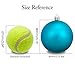 AMS 2.36''/60mm 24ct Christmas Balls Hollow Out Carved Tree Pendants Shatterproof Ornaments Seasonal Decorations for Wedding,Halloween,Party(Turquoise)
