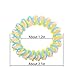 Spiral hair band No Crease Elastic Ponytail Holders Phone Cord Traceless Hair Ring Hair Rubber Bands Suitable for All Hair Types, Pack of 12 (Mix color)