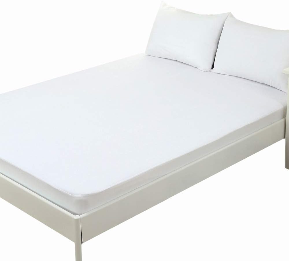 ACTNOW Waterproof Bed Bug Proof Box Bed Encasement Protector Bed Mattress Cover White 6FT Super King (180 * 200+30cm)