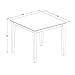 East West Furniture OXT-MAH-T Oxford Square Kitchen Dining Table for Small Spaces, 36x36 Inch, Mahogany