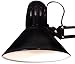 Swing Arm Lamp by HHP | Light for Desk Drafting Table Architect Artist Home Office Studio | Included Black Metal Clamp