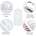 Zilink Garment Bags Suit Bag for Storage 54-inch with Clear Window Dust-Proof Suit Protector Bags for Winter-Coat, Long Dress Clothes Closet Storage, Set of 10
