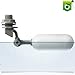 Mini Float Valve Kit with Adjustable Arm for Ponds, Chickens, Livestock Water Trough, Aquariums, Aquaponics, Aquaculture, Hydroponics Tank Reservoir. Made of Tough, Precision PVC (1/2