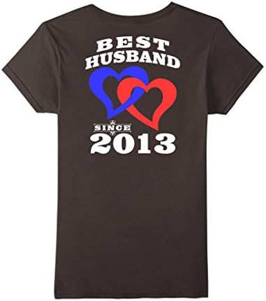 Womens Best Husband Since 4 Years Anniversary Gift For Him Shirt Small Asphalt