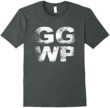 Mens GG WP Good Game Well Played Gaming T-Shirt Medium Dark Heather