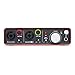 Focusrite Scarlett 2i2 2nd Gen 2 USB 2.0 Audio Interface - Bundle With MXL 550/551R Condenser Mic Kit Red, 2x 20' 8mm XLR Mic Cable, 2x 15ft 3-Pin XLR to TRS Cable, Mic Stand, Mini Boom Stand