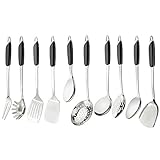 HOMMP 10-piece Stainless Steel Kitchen Cooking Utensils Tool