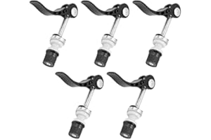 Bike Seatpost Clamp Set, 5PCS Quick Release Aluminum Alloy Bicycle Seat Clamp, Universal Seat Post Clamps for MTB, Road Bike,