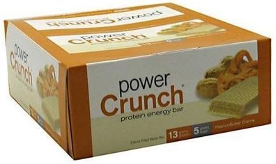New - Power Crunch Bar - Peanut Butter Cream - Case of 12-1.4 oz by Protein Bars