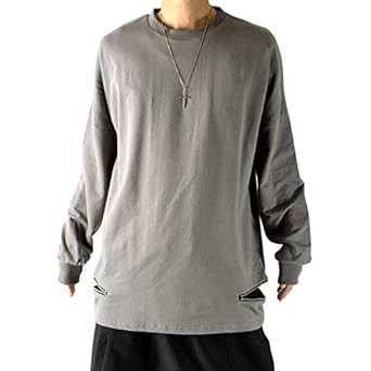 Amazon ビッグシルエット スウェット トレーナー メンズ スエット