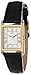 Seiko Women's SXGN42 Gold-Tone and Black Leather Strap Watch