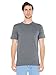 American Apparel Unisex Fine Jersey Short Sleeve T-Shirt, Asphalt, X-Large