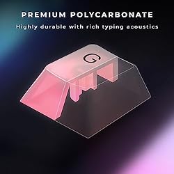 Glorious Polychroma Keycaps: Clear for RGB Shine