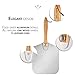 SPLENDR Metal Pizza Peel with Foldable Wood Handle 12 x 14 Inch Aluminum Pizza Paddle, Pizza Oven Spatula, Pizza Peel 12 Inch, Pizza Spatula Paddle
