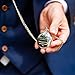 FJ FREDERICK JAMES Father of The Bride Gifts - Engraved 'Father' Pocket Watch - Dad Gifts for Wedding