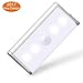 DBF Motion Sensor Light, USB Rechargeable 4 LED Closet Light for Cabinet, Pantry, Counter, Bathroom, Stairs - Stick on Anywhere, Lithium Battery Operated, Wireless Motion Activated, 4 Mode Switch