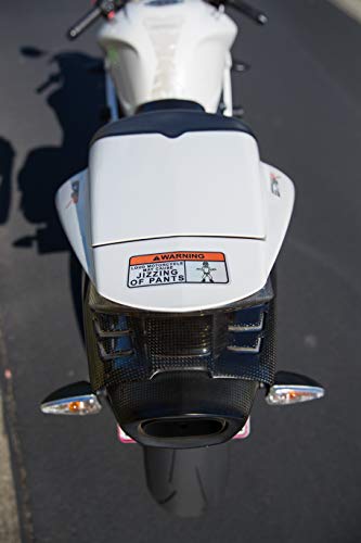 Funny Warning Sticker for Motorcycles, Riders and Gifts - Loud Motorcycle May Cause Jzzing of Pants (2 Pack)