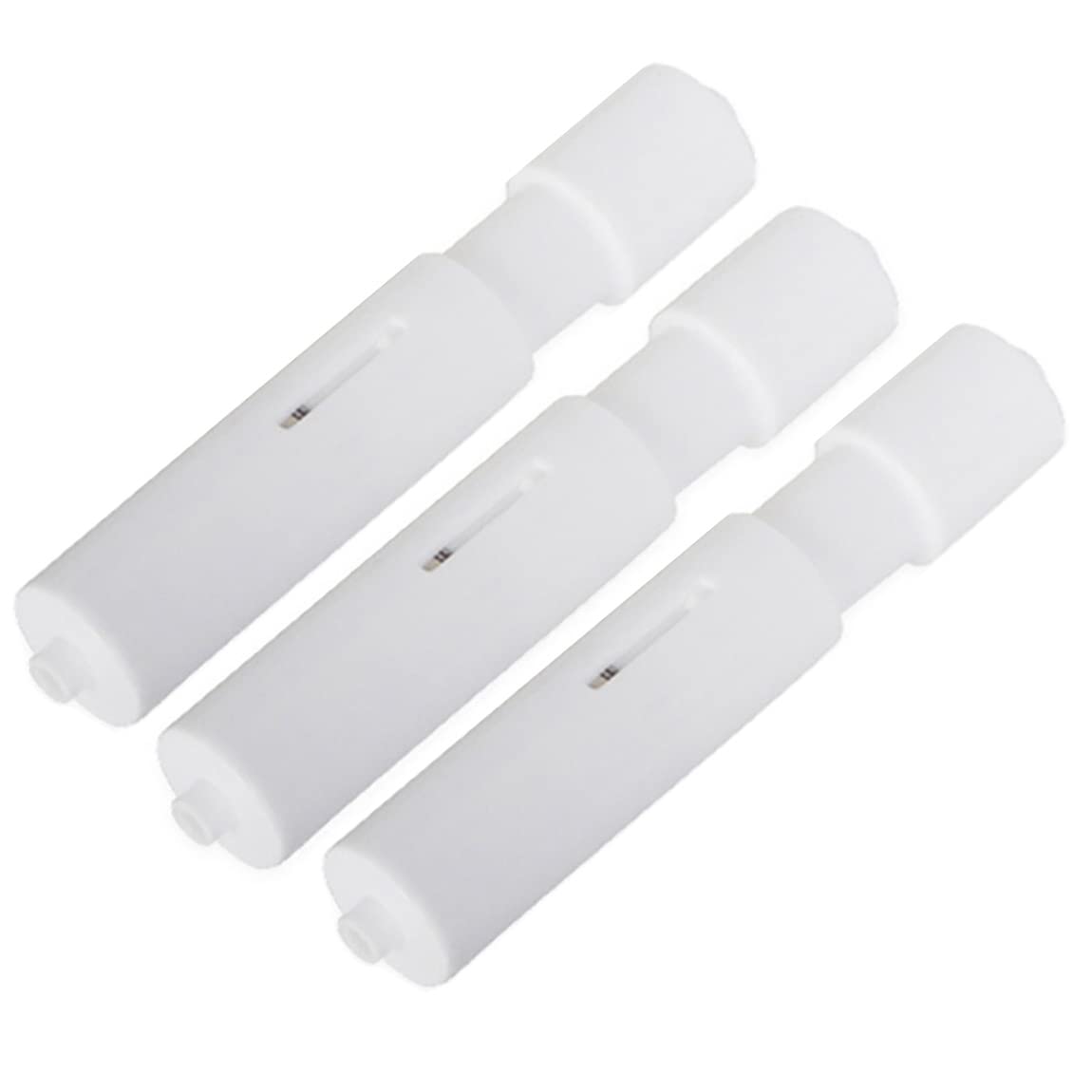 Toilet Paper Holder，3 Pcs Toilet Roll Holder Plastic Toilet Tissue Roll Holder Plastic Toilet Tissue Roll Holder Insert in bathroom Toilet Replacement Roller Spring Loaded （Spindle Big ）