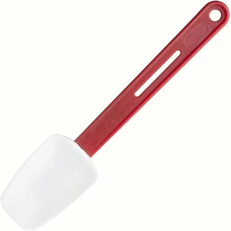 Vogue Red Heat Resistant Spoonula Plastic 260C Nonstick Safe 255 mm