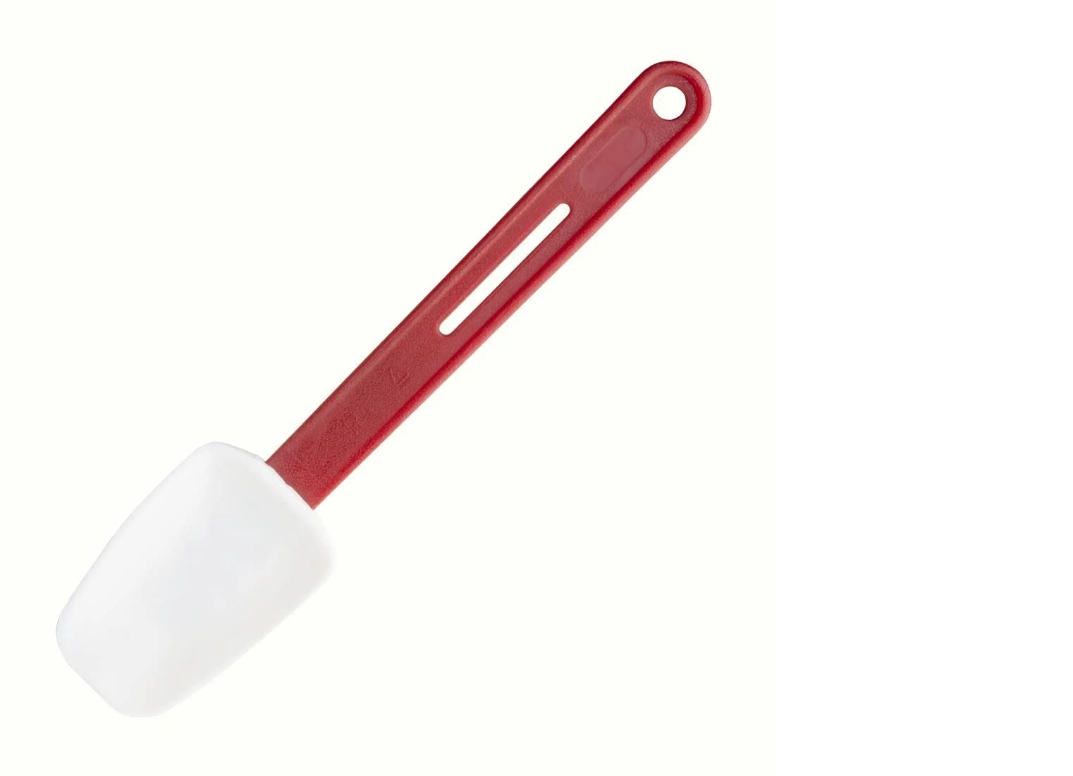 Vogue Heat Resistant Spoonula in Red - Plastic - Non Abrasive and Stain Resistant - Dishwasher Safe - 255 mm / 10" — image 1