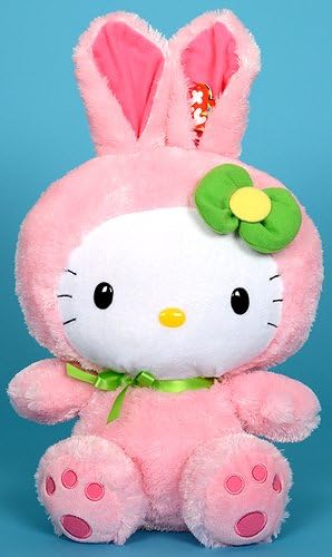Ty Beanie Buddies Hello Kitty Pink Bunny (Large)