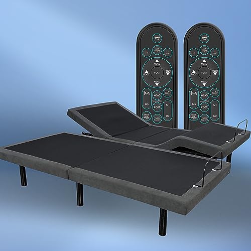 iDealBed 5i Custom Adjustable Bed Base, Wall Hugger, Massage, Zero