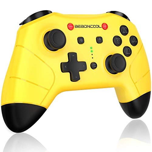 BEBONCOOL Wireless Switch Pro Controller for Nintendo Switch/Switch Lite Pro Controller Gamepad,Switch Remote Joypad Control Joystick for Switch Console with 6-Axis Gyro,Dual Shock,Turbo