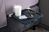 Hid N' Tray, Your Bedside Bed Tray - Bed or Couch Tray, Easily Stores out of Sight after Use, Powerful LED Lights, Over 100 Square Inches, Perfect for Small Living Spaces.