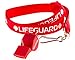 BLARIX Lifeguard Whistle and Lanyard with Print (Red and Red)