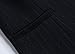 Vocni Women's Fully Lined 4 Button V-Neck Economy Dressy Suit Vest Waistcoat - Black Pinstripe, US XS+ (Asia L)