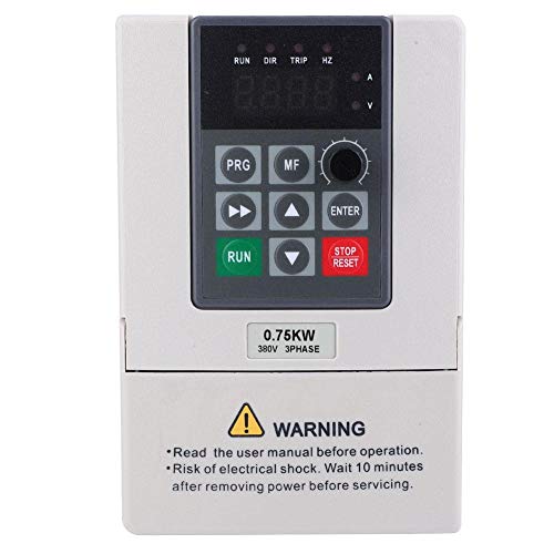 Motor Speed Control,380V 0.75KW VFD Variable Frequency Drive Inverter for Motor Speed Control 3-Phase Input Output