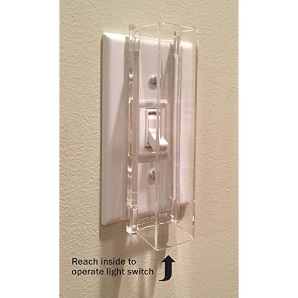 Child Proof Light Switch Guard Standard (Toggle) Switches Baby eBay