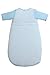 LETTAS Unisex Baby Cotton Removable Long Sleeve Zip up Sleeping Bag Thicken Autumn Winter Blue (6-12 Months,S)