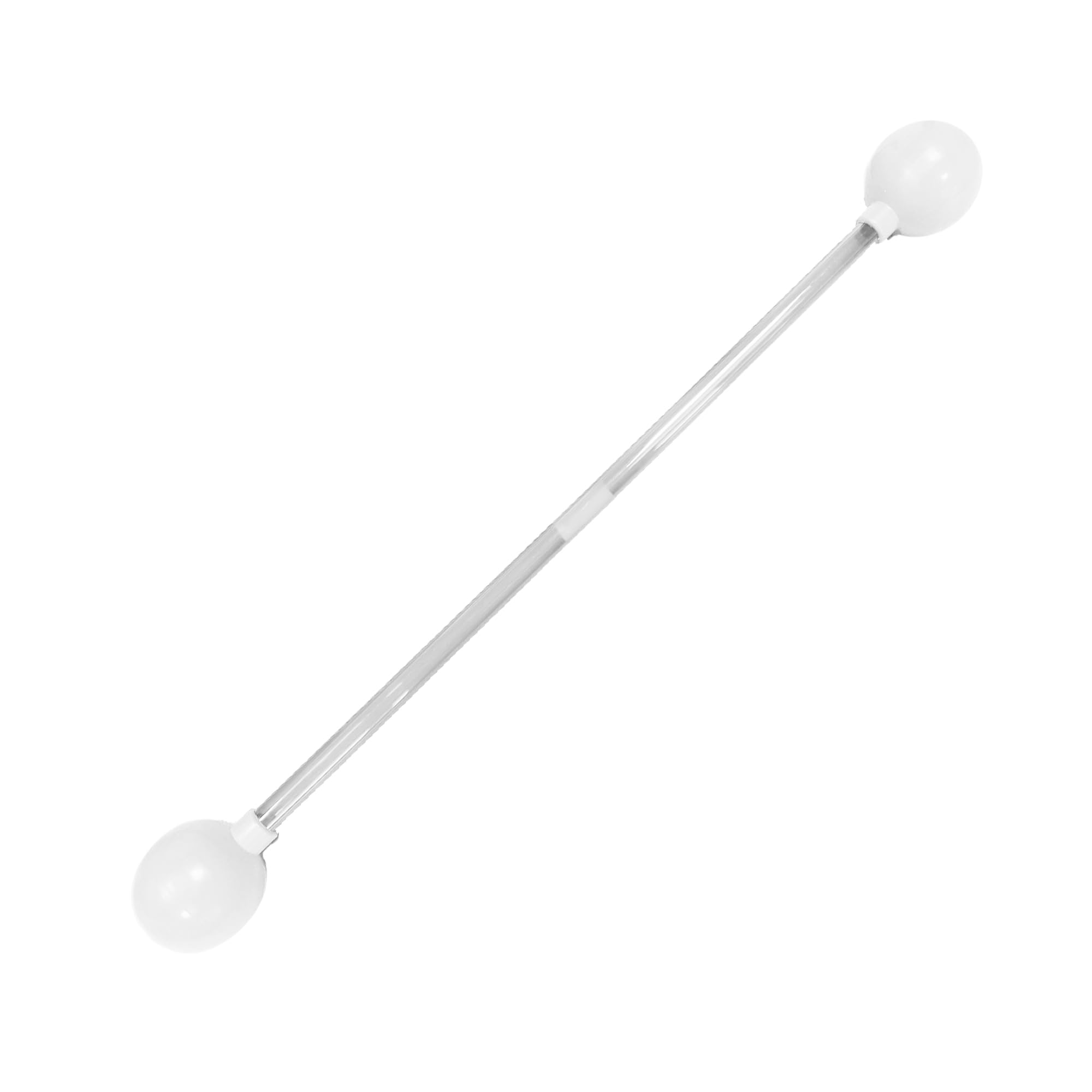 Mister Babache Unisex Adult White Atomium Devil Stick, 675 mm