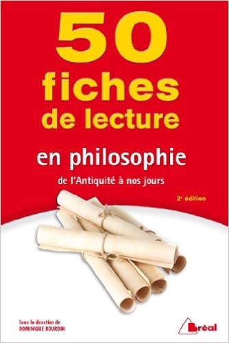 Amazon Fr 50 Fiches De Lecture En Philosophie De L Antiquite A Nos Jours Collectif Bourdin Dominique Livres