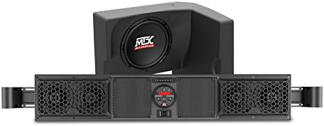 2014-17 Polaris Ranger Crew Diesel Bluetooth Overhead Audio System and Amplified Subwoofer By MTX Audio By MTX RANGERBOAKIT1
