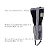Kangkai Outdoor Waterproof Snow Leg Gaiters Scratch Resistant for Outdoor Climbing Walking Jogging or Hiking on Snow and Ice （Black Red Blue Orange ）