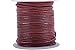 KONMAY 1 Skein 25 Yards 1.5mm Distressed Brown Soft Round Real Jewelry Leather Cord
