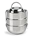 Happy Tiffin - Raja Domed 3 Tier - Tiffin Lunch Box - Office Tiffin - Stainless Steel