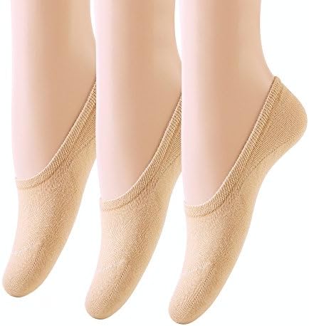 No Show Socks Women No Liner Socks with Non Slip Thin Low Cut Casual Socks (3 , 6 or 9-Pack)