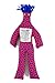 Dammit Doll - Classic Dammit Doll - Boogie Pensée - Electric Blue & Red Pansies, Blue Hair - Stress Relief, Gag Gift