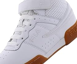 Fila unisex-child F-13,White/White/Gum,6 Big Kid