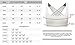 QUEENIEKE Women's Medium Support Strappy Back Energy Sport Bra Cotton Feel Size S Color Angle White