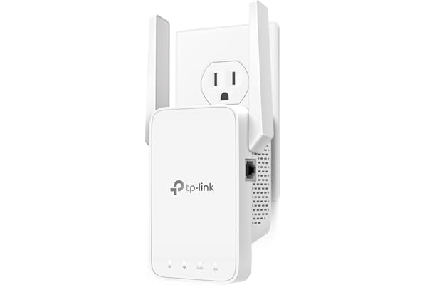 TP-Link AC1200 WiFi Extender - 1.2Gbps Home Signal Booster, Dual Band 5GHz/2.4GHz, Up to 1600 Sq.ft and 32 Devices, EasyMesh Compatible, One Ethernet Port (RE315)