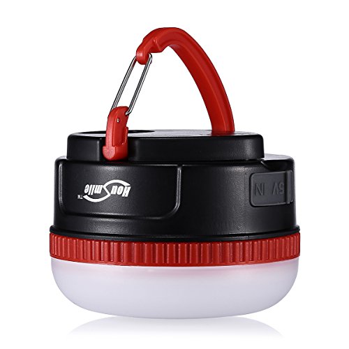 Housmile Rechargeable 3000 mAH LED Camping and Emergency Light, The Brightest, Most Versatile, and Compact Utility Lantern Available - Perfect for Backpacking - Hiking - Emergencies - Tents - Home