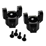 SkyQ 2pcs Aluminum C Hub Carrier 11 Degree for GPM AXIAL SCX10 SCX019 Electric 4WD Black