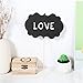 LUOEM 20PCS Chalkboard Sign Photo Booth Props DIY Funny Selfie Photo Props Cute Chalkboard Message Signs for Weddings Birthday Engagement Christmas Halloween Party Favors