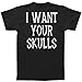Impact The Misfits I Want Your Skulls Adult tee Black X-Large