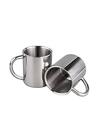 imeea tazas de té tazas de doble pared de acero in